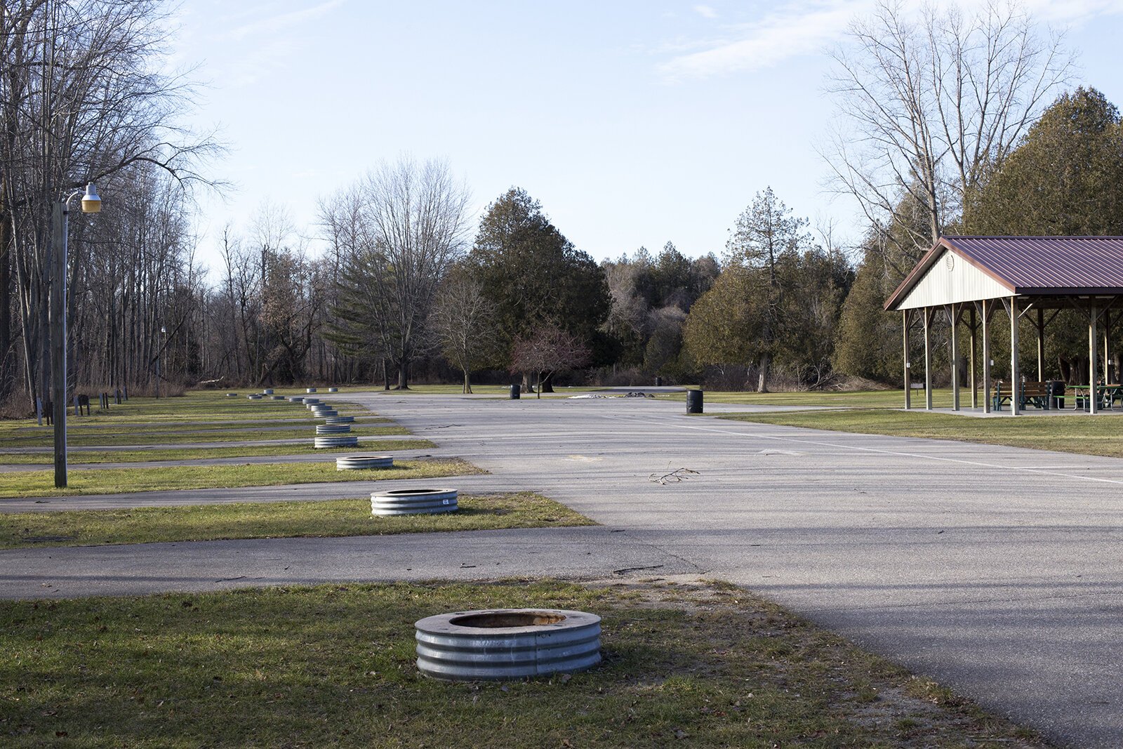 Pettit Park Campground, located near downtown Clare, was studied for the PAC assessment.