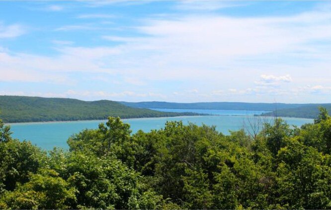Glen Lake in Northern Michigan.
