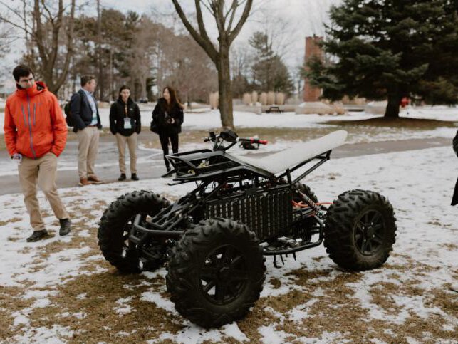 One of Detroit-based LIVAQ's electric off-road vehicles.