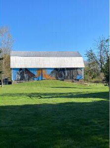 Bakpak Durden's mural is inspired by the work of a Port Austin poet.