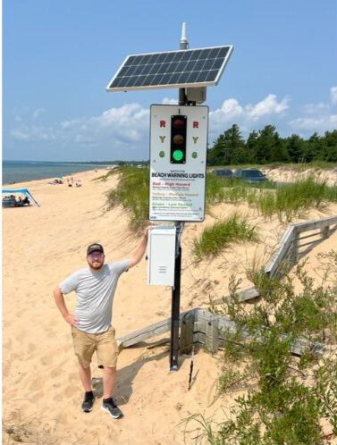SwimSmart in action at a Michigan beach.