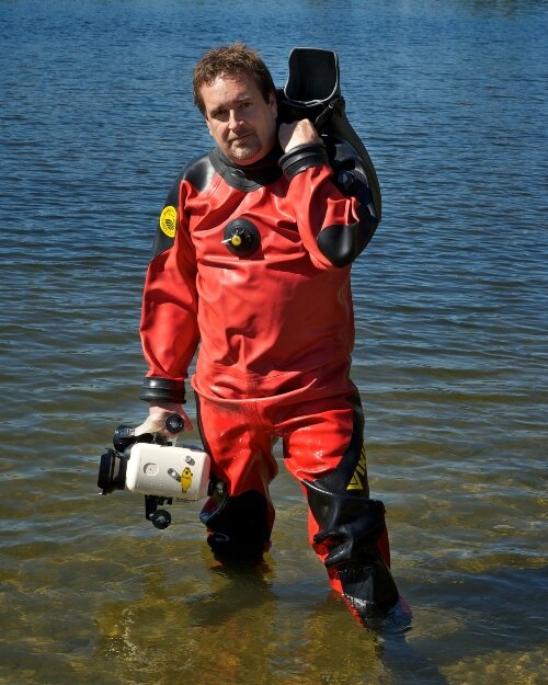 Mixter is an award-winning documentarian best known for his work research Great Lakes shipwrecks. (Photo courtesy of Ric Mixter)