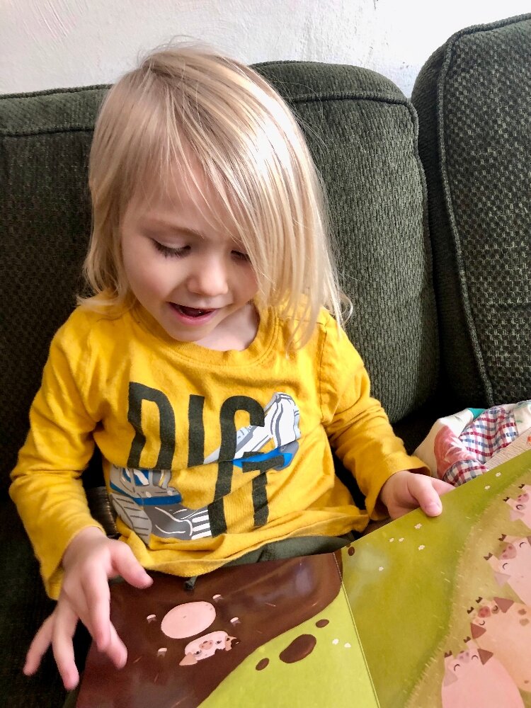 Jericho, 3, Pawloski reads.