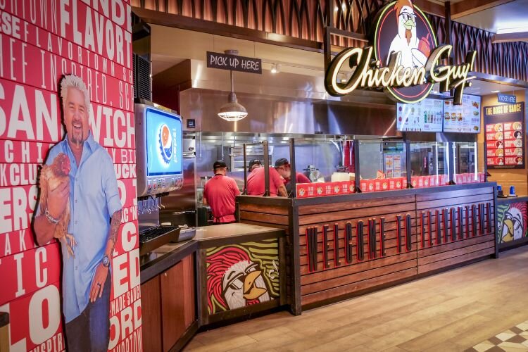 Numerous sauces are available on the Chicken Guy! menu at Soaring Eagle. Photo Credit: Courtney Jerome / Epicenter Mt. Pleasant 