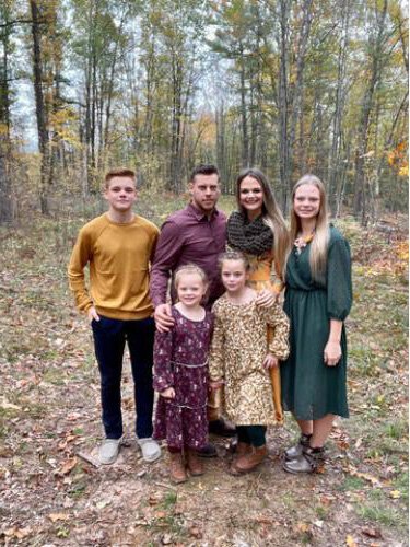 The Dellar family. Back row: Gavin, husband Ryan, Charina and Carmen. Front row: Mariyah and Kennedy.