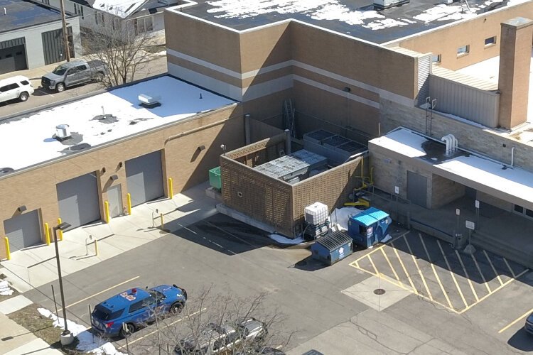 A new secure sally port is among the improvements already in place at the Allegan County Courthouse.