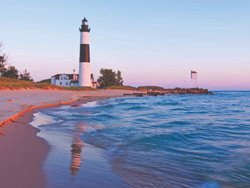 The Big Sable Point Lighthouse near Ludington.