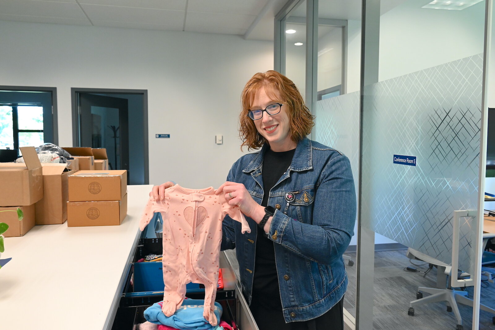 Infant clothing is one of many resources that Ottawa County Department of Public Health shares with new parents.