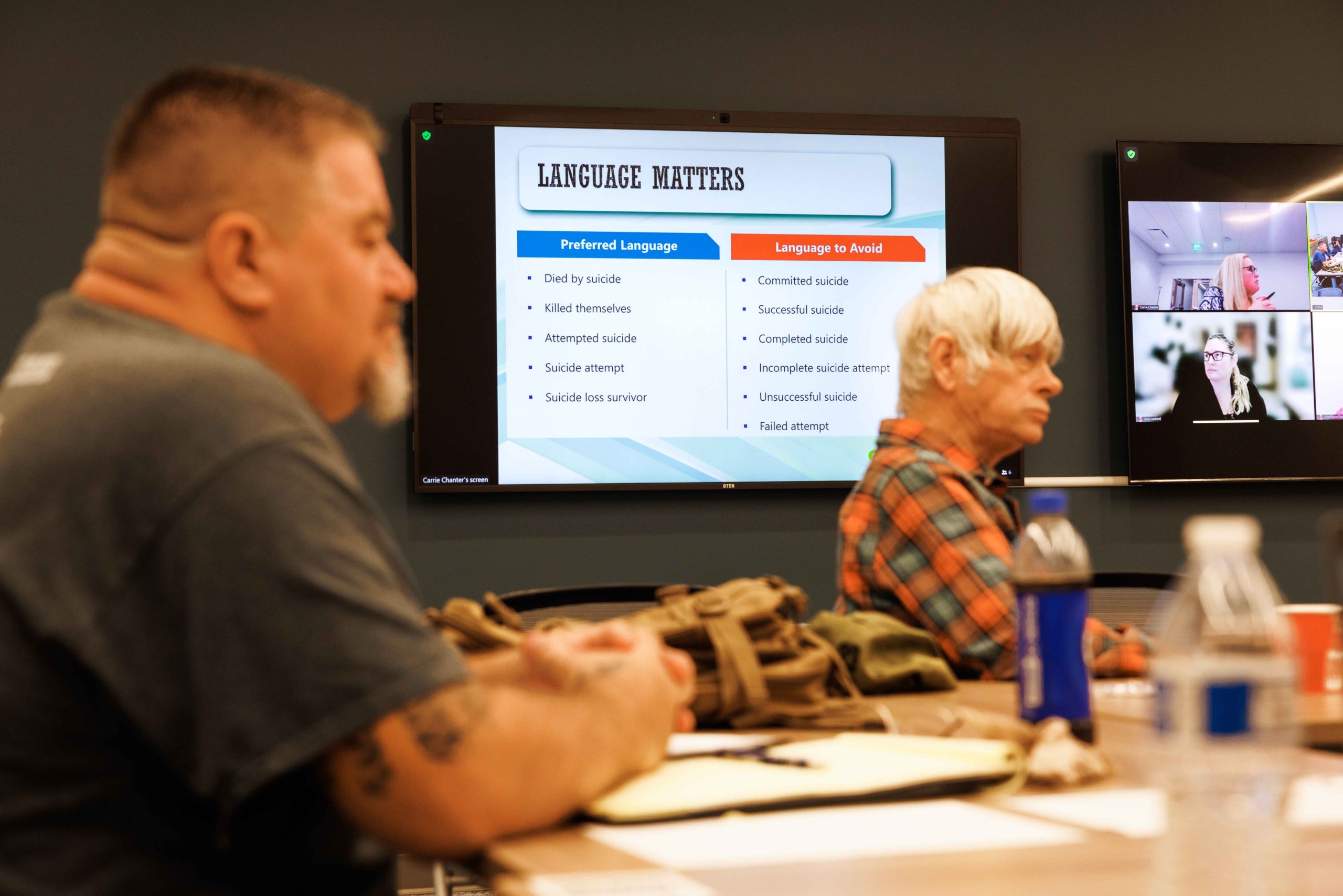 Approximately 25 organizations take part in the coalition, including K-12 schools, universities, law enforcement, businesses, hospitals, mental health organizations, media, and concerned citizens.