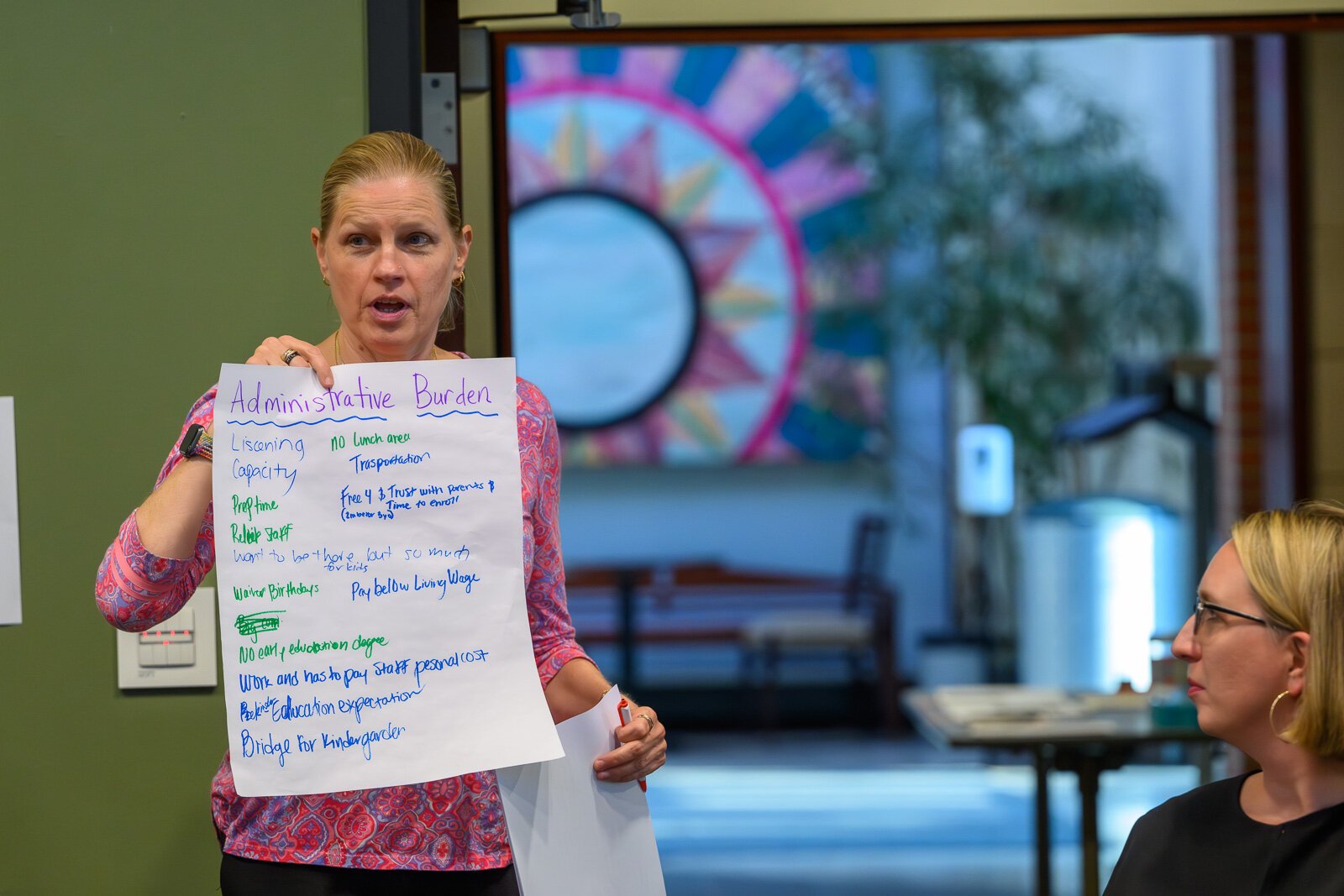 Across the state, early childhood education advocacy groups are holding listening sessions.