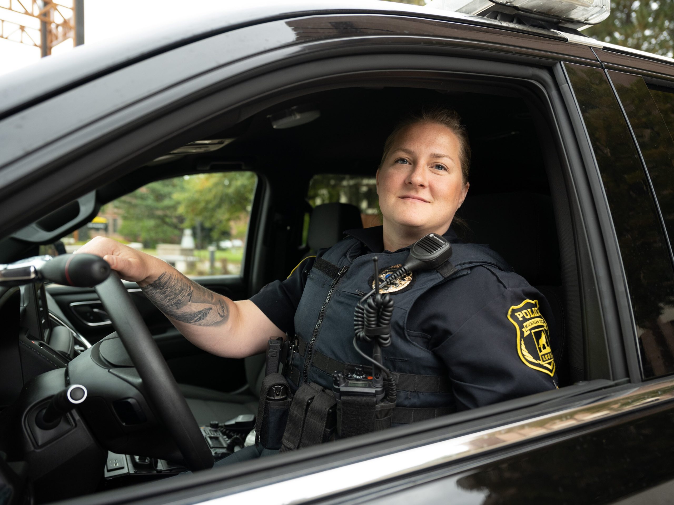 Beth Maata was recently promoted to police sergeant at Michigan Tech University.
