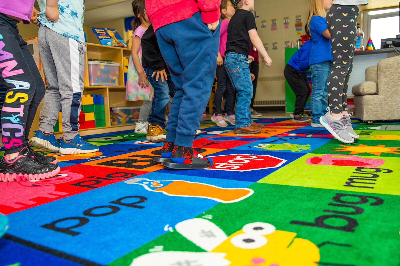Students at North Elementary School in Birch Run participate in an InPACT physical activity break.