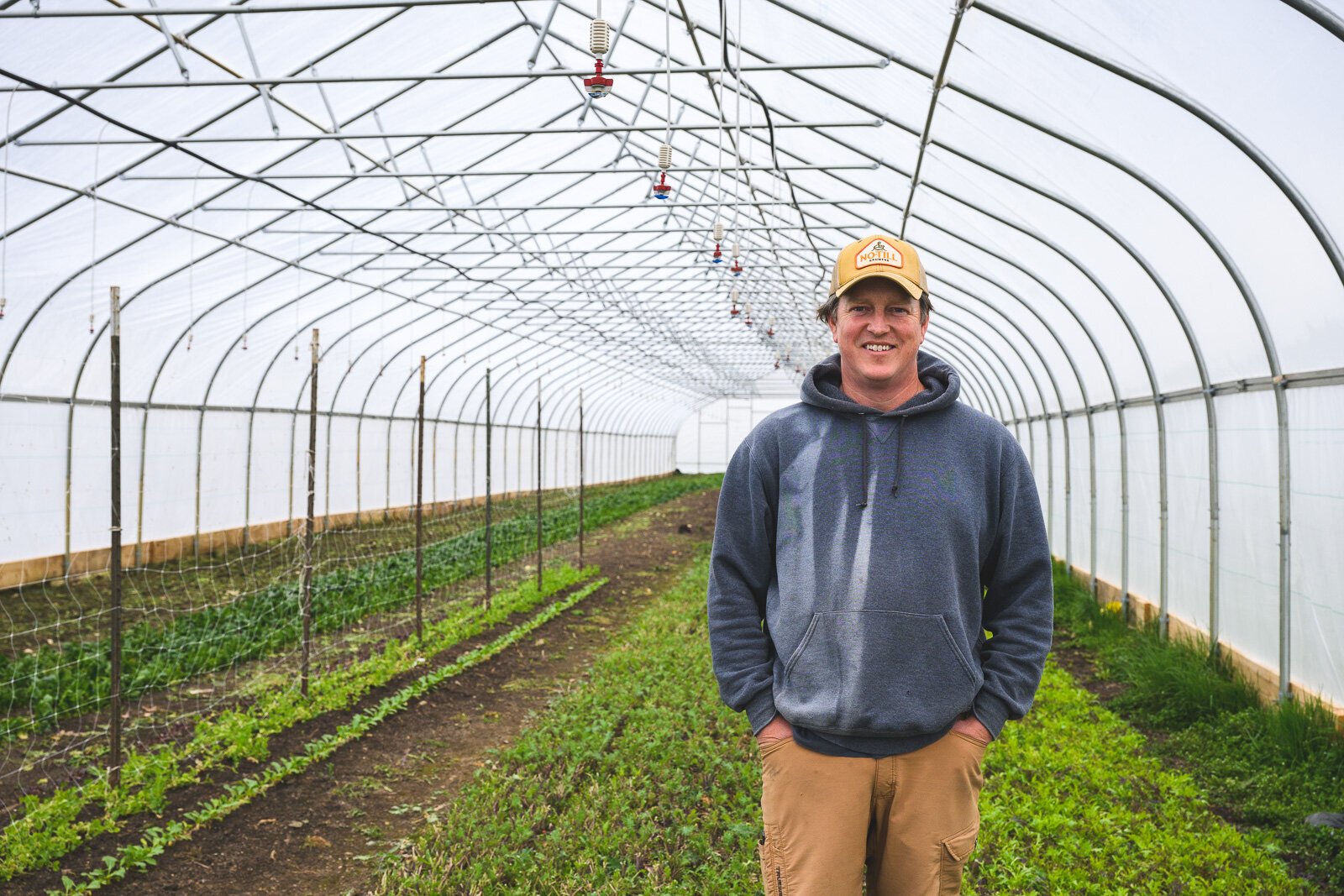 Lindsay Steele at Garden Fort farm.