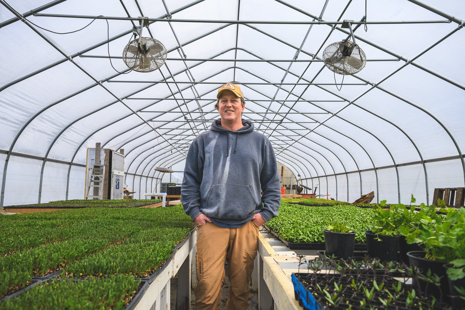 Lindsay Steele at Garden Fort farm.