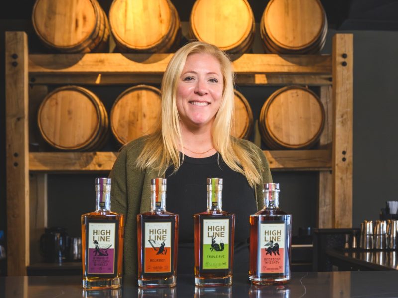 Highline Spirits founder Christi Lower at the Highline Room in Dexter.