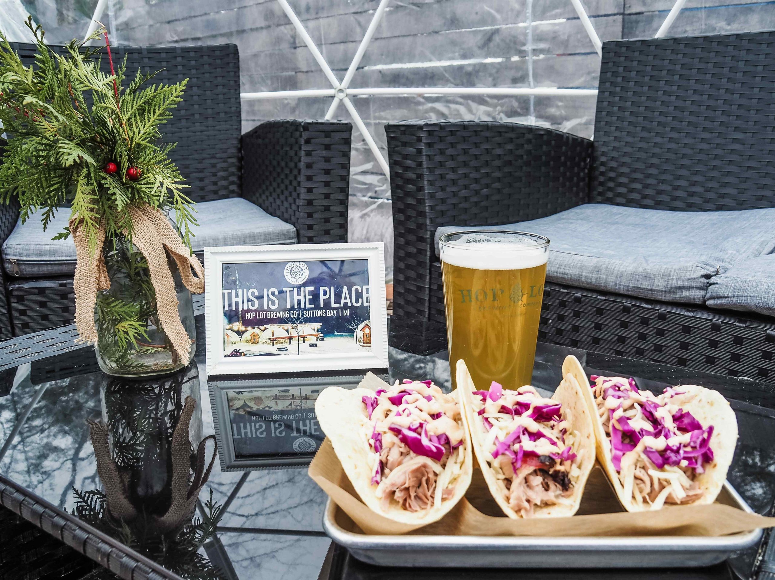 The pork tacos are among the favorite menu items.