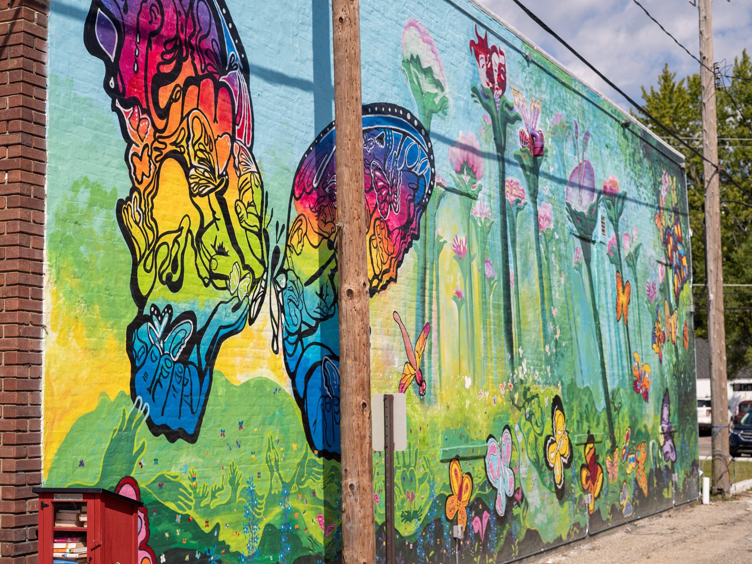 A mural in downtown Alma.