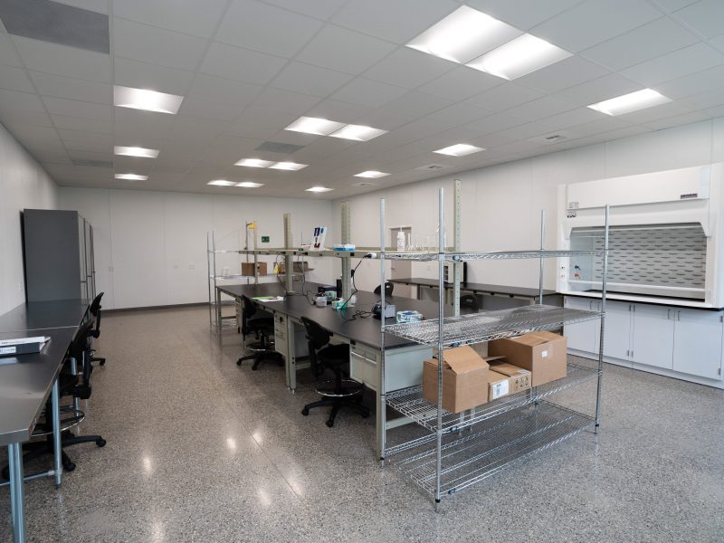 Research space inside the West Michigan facility.