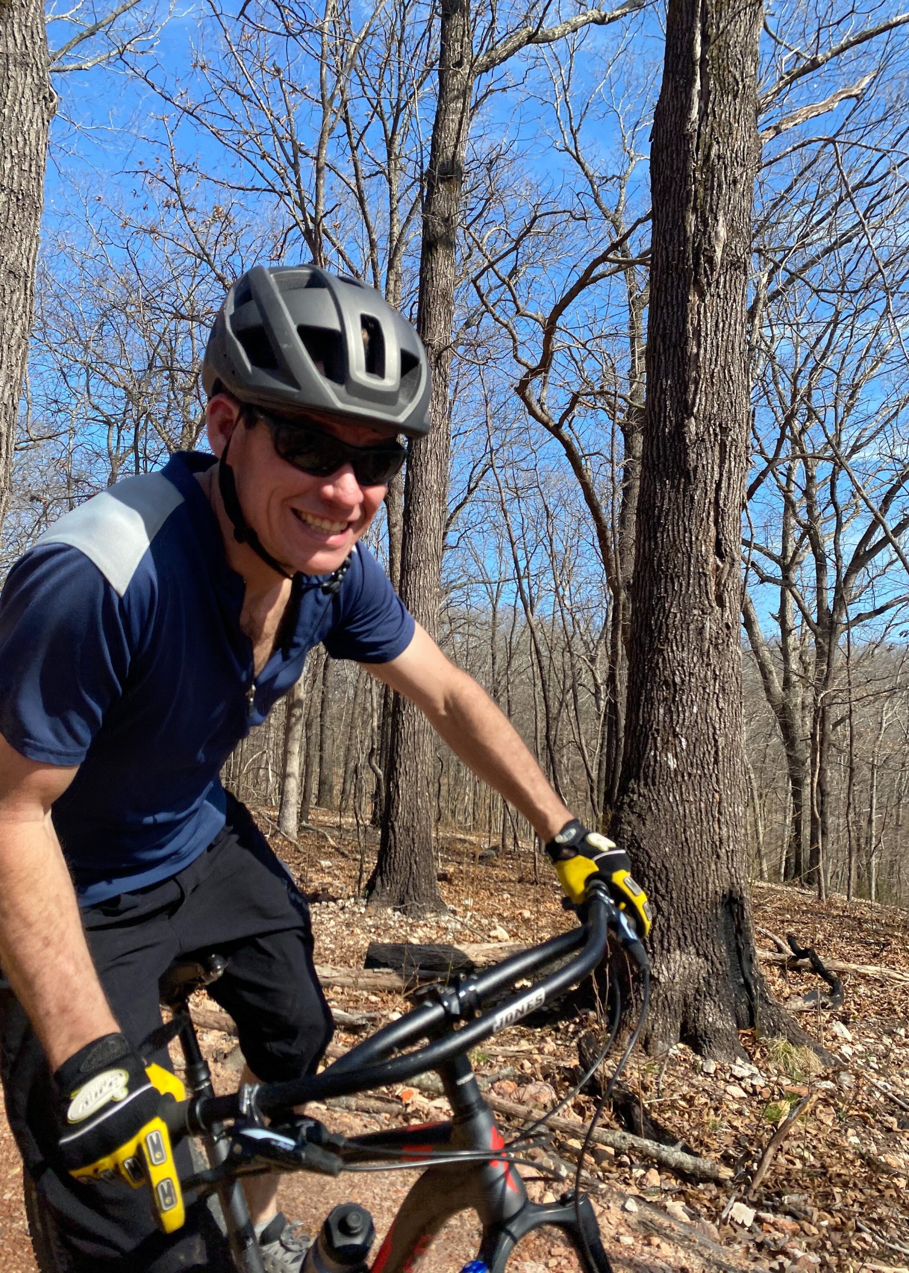 David Ollila recently did some mountain biking in Arkansas.