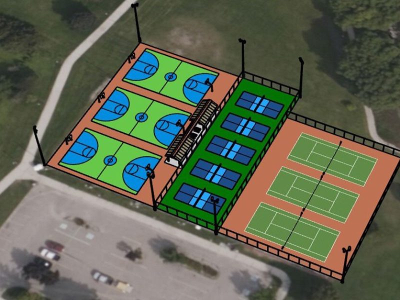 A rendering of the new Bay View Sports Complex in Alpena.