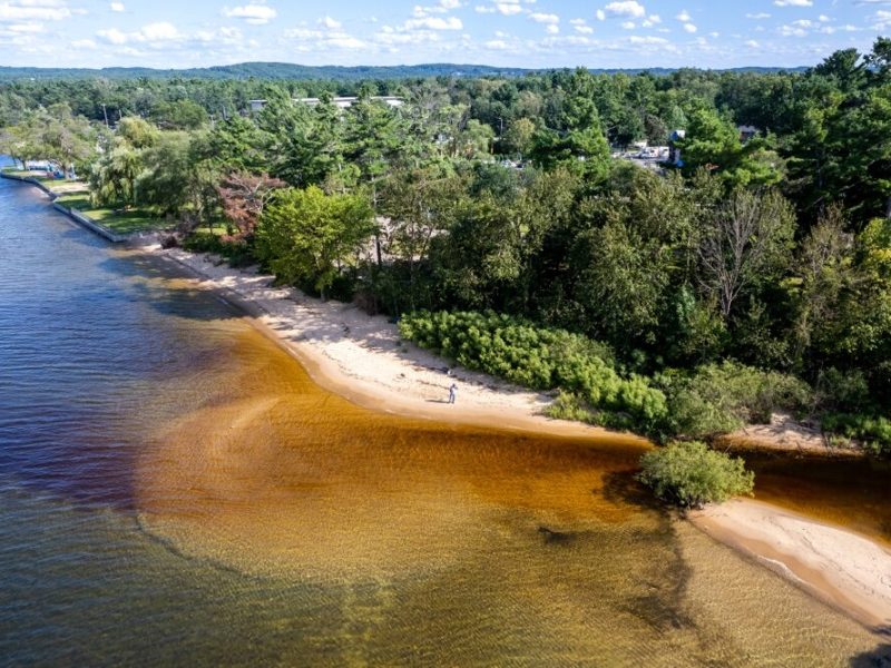 “To protect the park’s remaining trees and reduce the risk of oak wilt disease, tree removal must take place in the winter months, outside of the growing season,” says Stephanie Rosinski, Traverse City and Leelanau state parks supervisor.