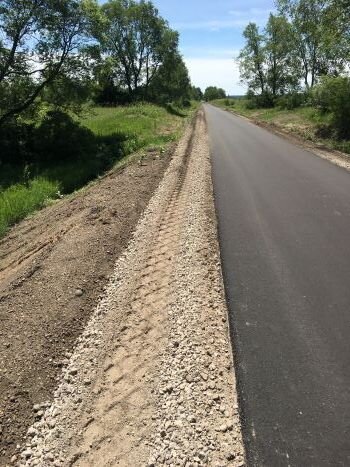 The White Pine Trail improvement project includes paving the 21-mile section from Howard City north to Big Rapids. (Photo courtesy of Michigan DNR)
