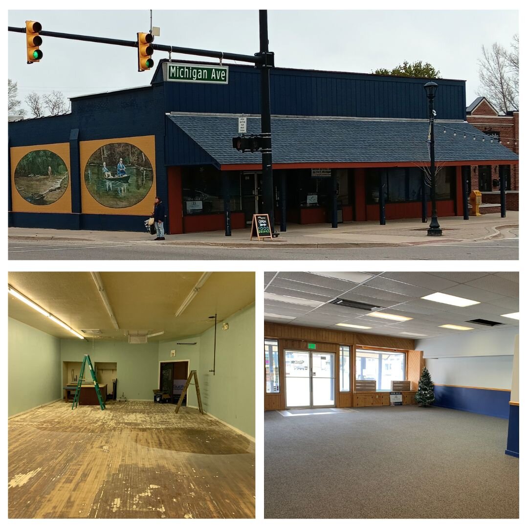 Renovations are currently underway at 122 E. Michigan Ave. in downtown Grayling. (Photo: Patronicity)