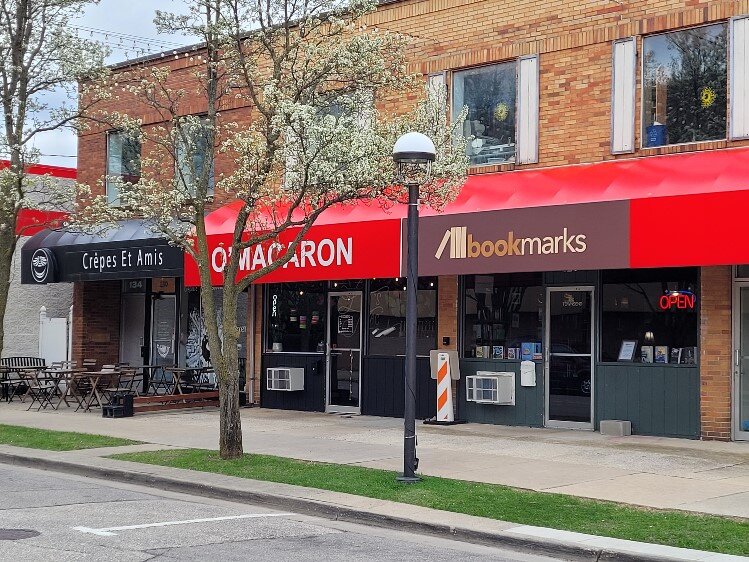 Bookmarks is located at 126 Townsend Street in downtown Midland.