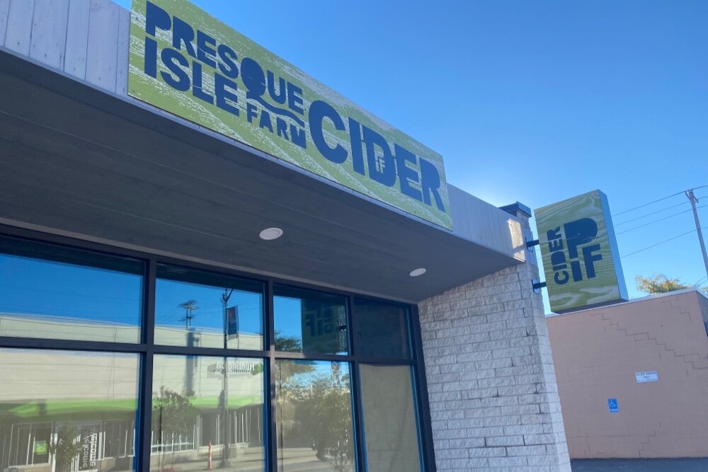 The Presque Isle Farm Cider tap room is located at 205 W. Chisholm St. in downtown Alpena.