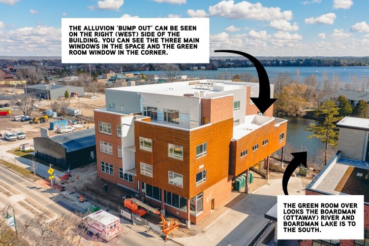 Plans for The Alluvion at the Commongrounds Cooperative in downtown Traverse City.