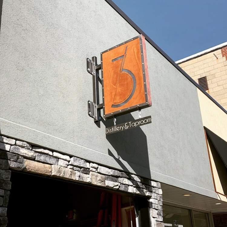 Three Bridges Distillery and Taproom is located at 240 E. Main Street in downtown Midland.