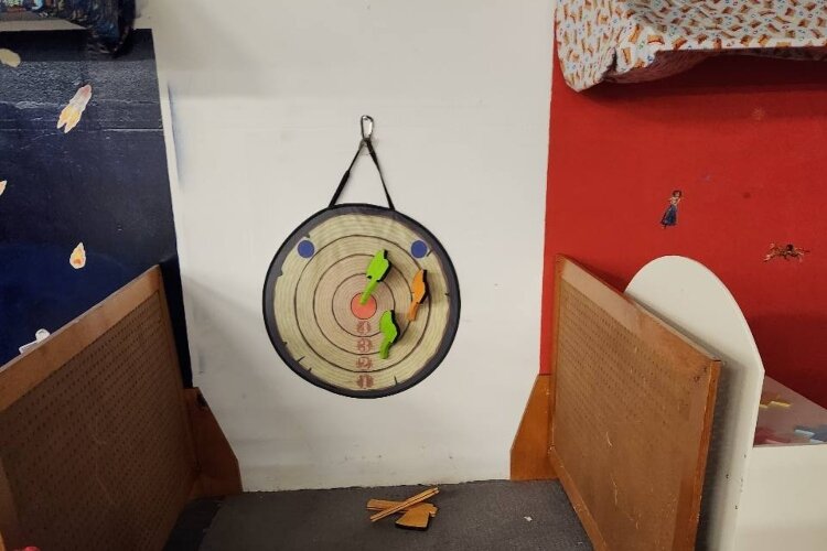 Families likely will appreciate that Reality Check offers an area for kids too young to toss axes. (Photo courtesy of Reality Check)