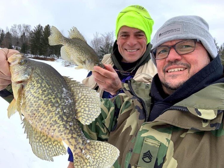 Ice fishing in Gladwin County