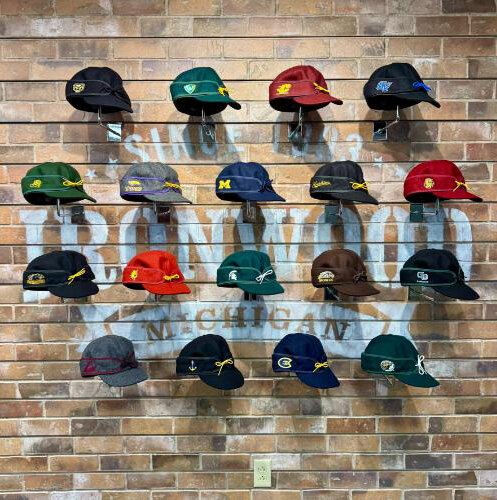 Stormy Kromer's Collegiate Collection represents 18 universities in the Midwest.