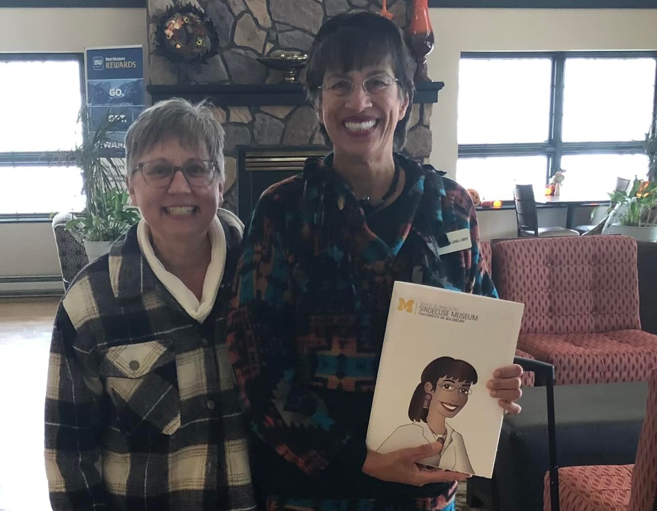 Lynda Gregorini with her friend and mentor, Dr. Jessica A. Rickert.