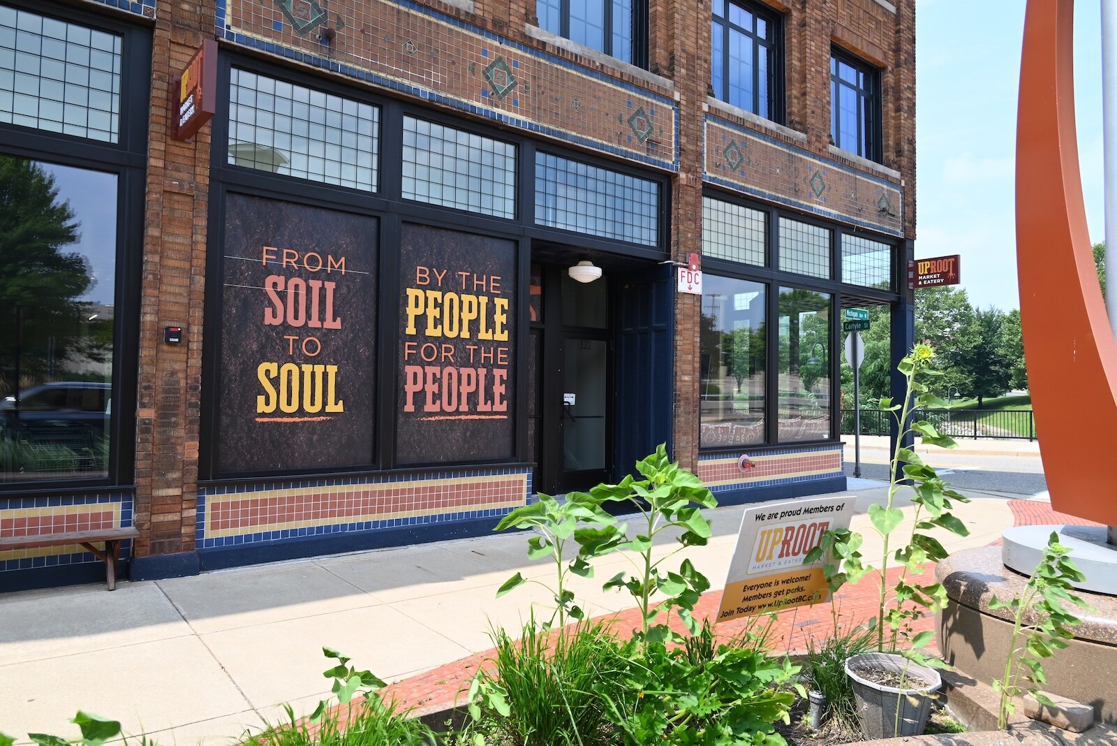 Uproot Market and Eatery is located at 119 West Michigan Avenue in downtown Battle